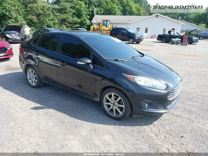 2014 Ford Fiesta Se VIN: 3FADP4BJXEM211615 Lot: 45604305