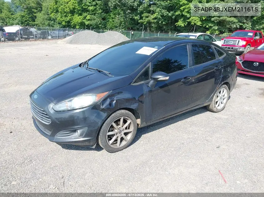2014 Ford Fiesta Se VIN: 3FADP4BJXEM211615 Lot: 45604305