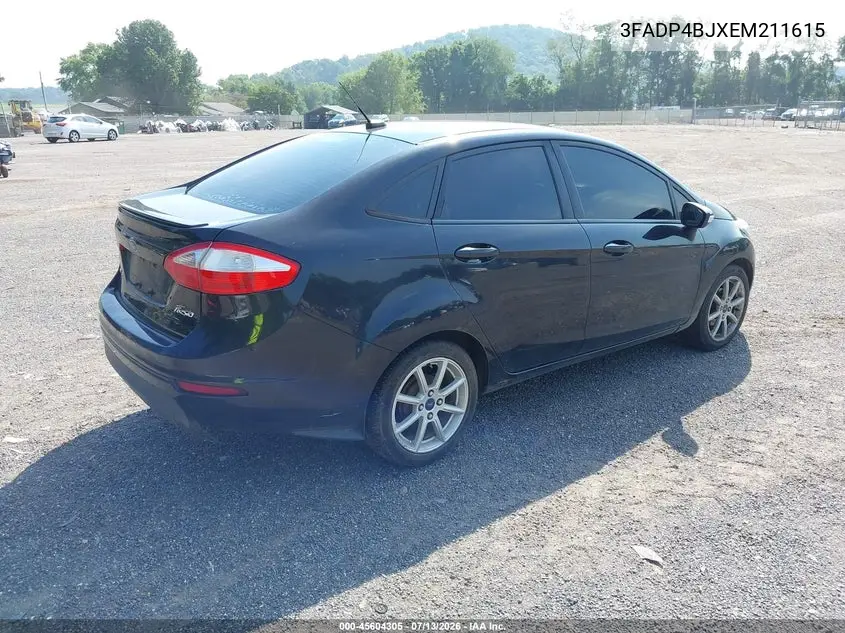 2014 Ford Fiesta Se VIN: 3FADP4BJXEM211615 Lot: 45604305