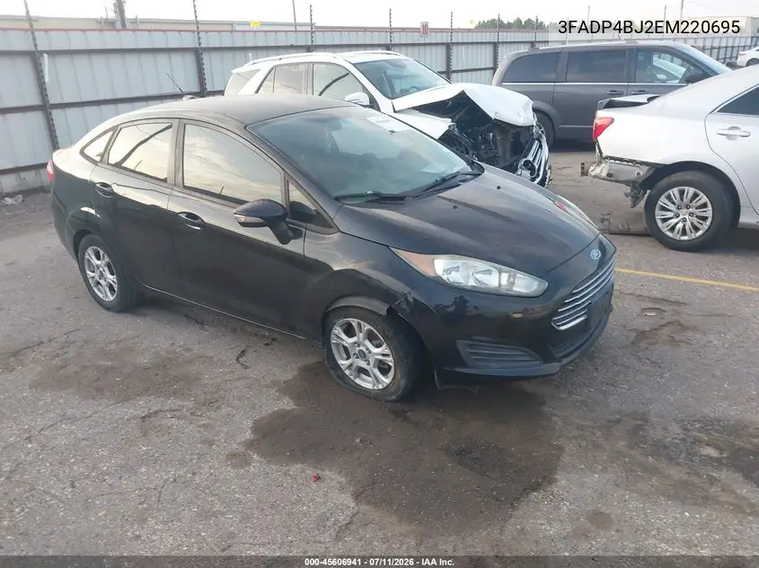 2014 Ford Fiesta Se VIN: 3FADP4BJ2EM220695 Lot: 45606941