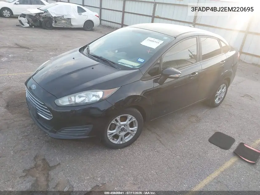 2014 Ford Fiesta Se VIN: 3FADP4BJ2EM220695 Lot: 45606941