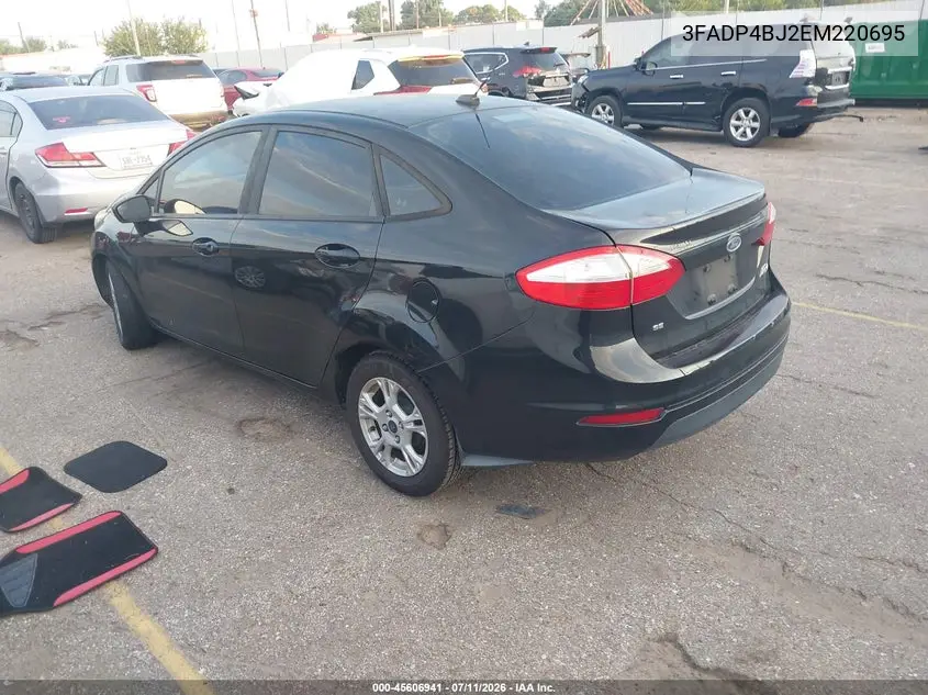 2014 Ford Fiesta Se VIN: 3FADP4BJ2EM220695 Lot: 45606941