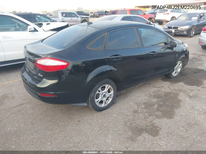 2014 Ford Fiesta Se VIN: 3FADP4BJ2EM220695 Lot: 45606941