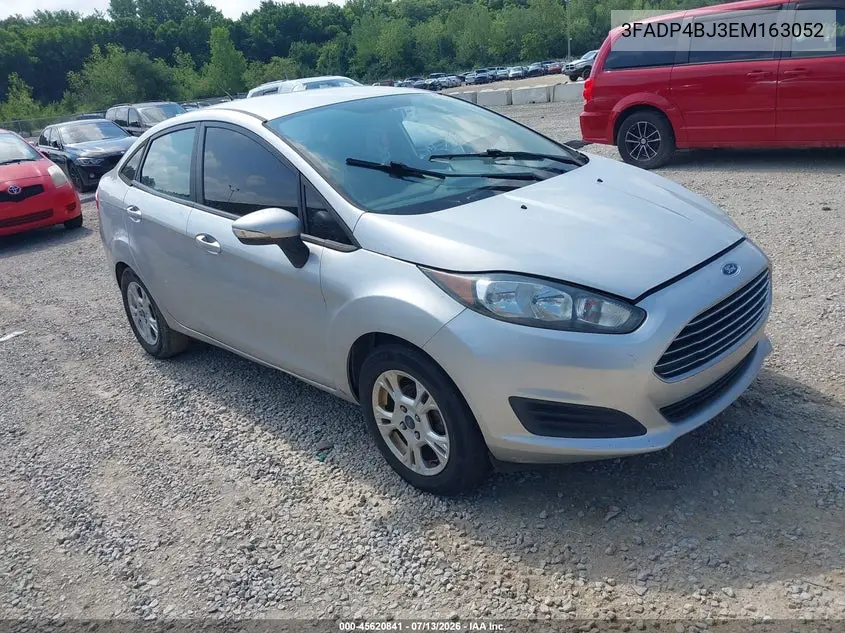 2014 Ford Fiesta Se VIN: 3FADP4BJ3EM163052 Lot: 45620841