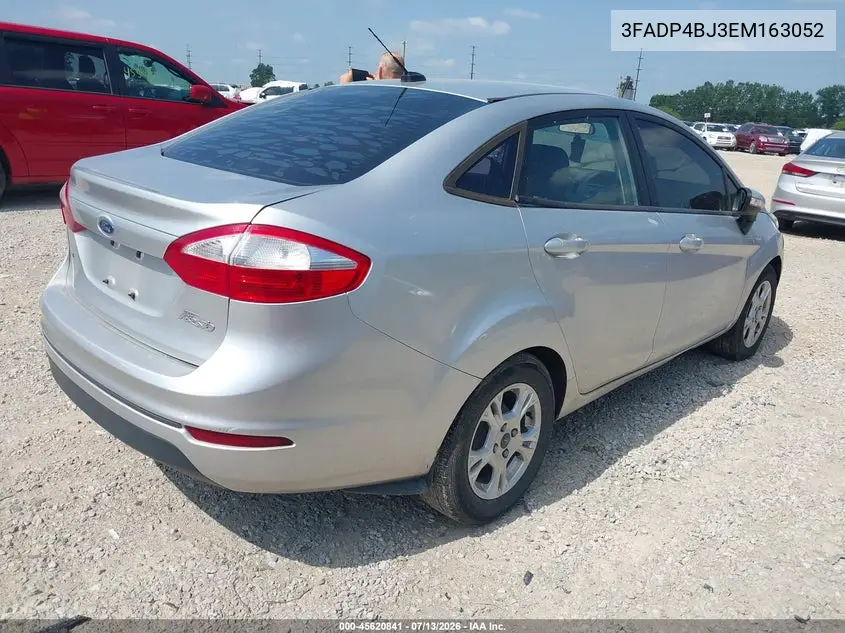 2014 Ford Fiesta Se VIN: 3FADP4BJ3EM163052 Lot: 45620841