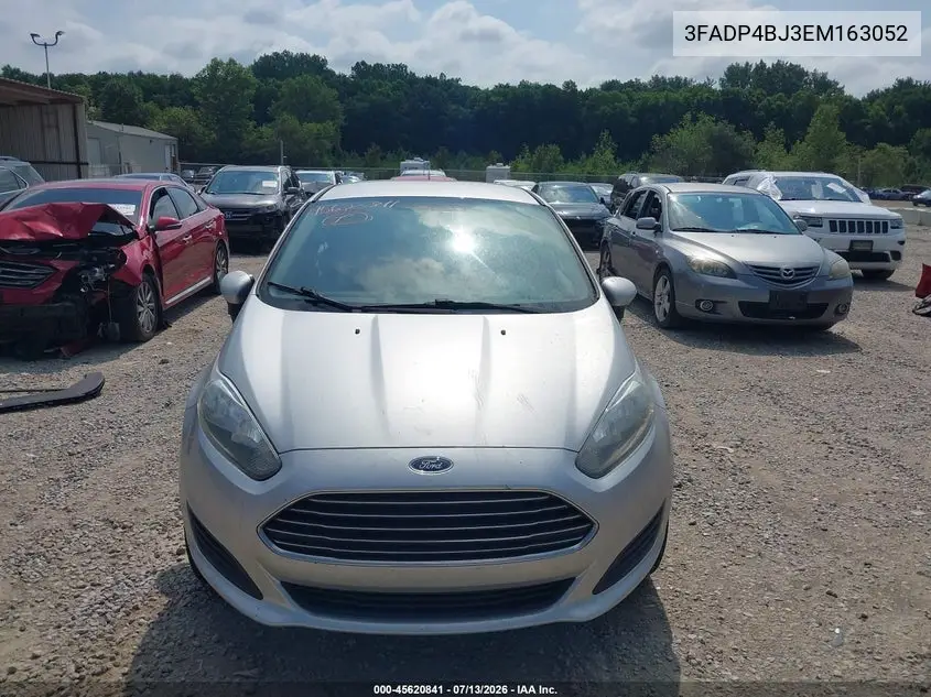 2014 Ford Fiesta Se VIN: 3FADP4BJ3EM163052 Lot: 45620841