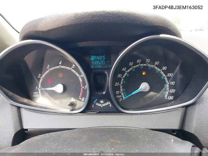 2014 Ford Fiesta Se VIN: 3FADP4BJ3EM163052 Lot: 45620841