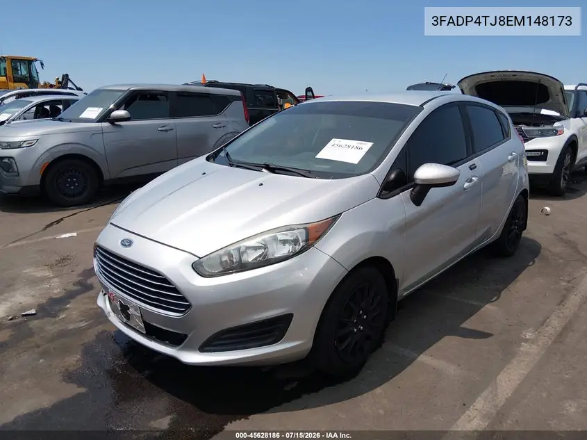 2014 Ford Fiesta S VIN: 3FADP4TJ8EM148173 Lot: 45628186