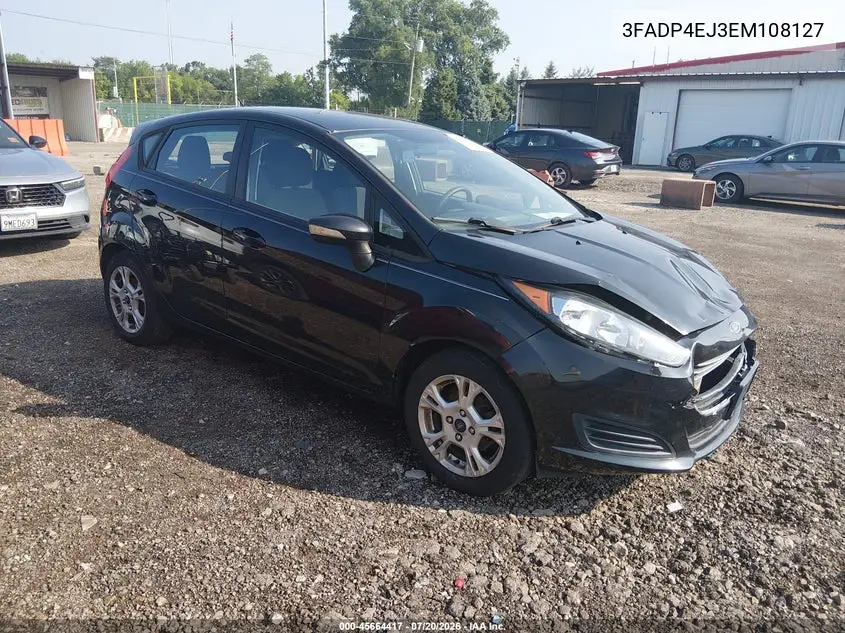 2014 Ford Fiesta Se VIN: 3FADP4EJ3EM108127 Lot: 45664417