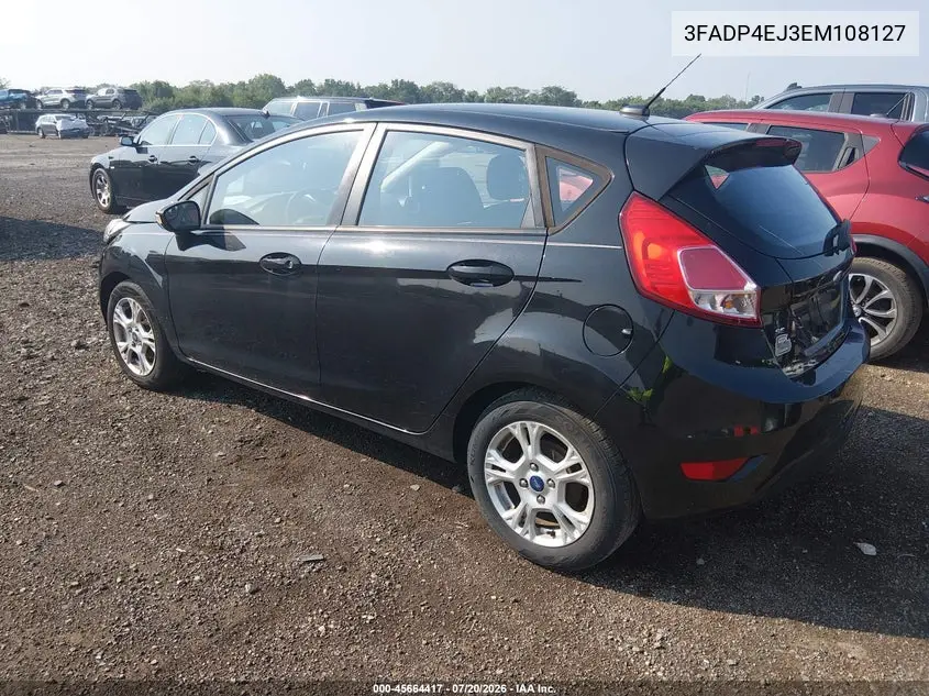 2014 Ford Fiesta Se VIN: 3FADP4EJ3EM108127 Lot: 45664417