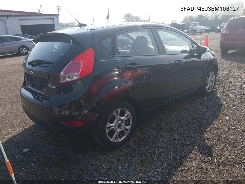 2014 Ford Fiesta Se VIN: 3FADP4EJ3EM108127 Lot: 45664417