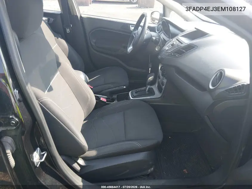2014 Ford Fiesta Se VIN: 3FADP4EJ3EM108127 Lot: 45664417