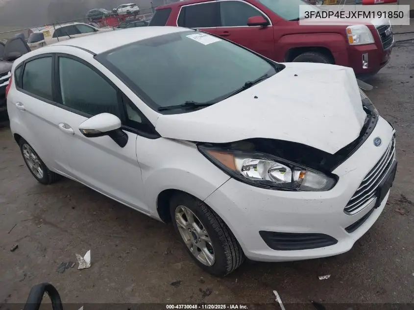 3FADP4EJXFM191850 2015 Ford Fiesta Se