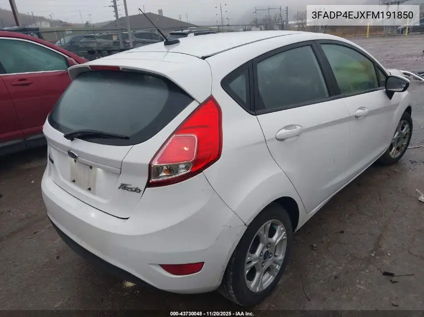 3FADP4EJXFM191850 2015 Ford Fiesta Se