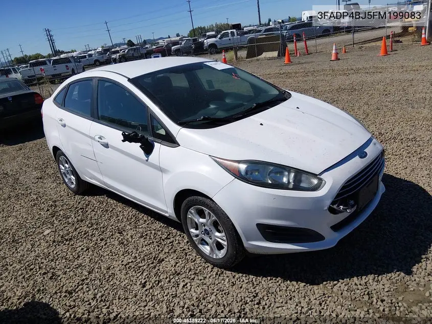 2015 Ford Fiesta Se VIN: 3FADP4BJ5FM199083 Lot: 45389222