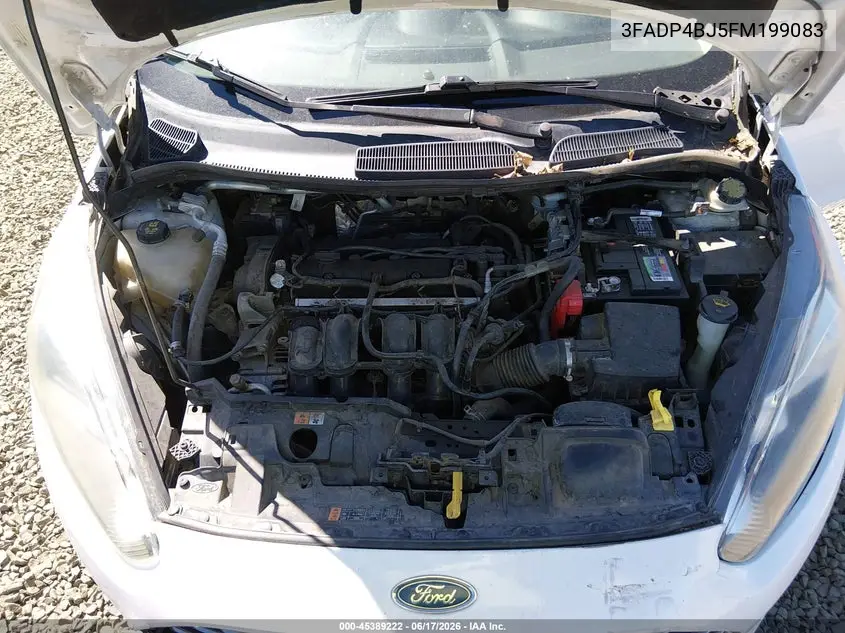 2015 Ford Fiesta Se VIN: 3FADP4BJ5FM199083 Lot: 45389222