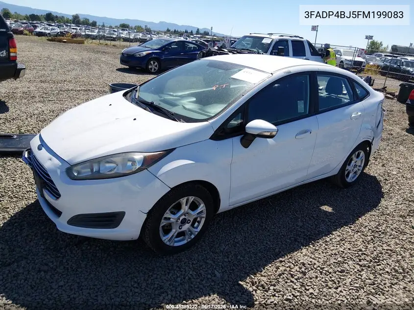 2015 Ford Fiesta Se VIN: 3FADP4BJ5FM199083 Lot: 45389222