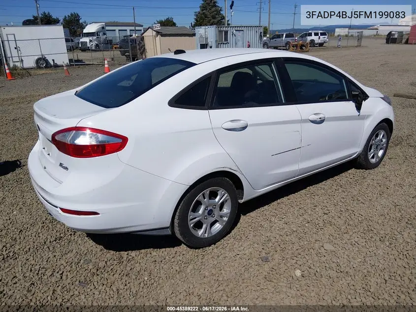 2015 Ford Fiesta Se VIN: 3FADP4BJ5FM199083 Lot: 45389222