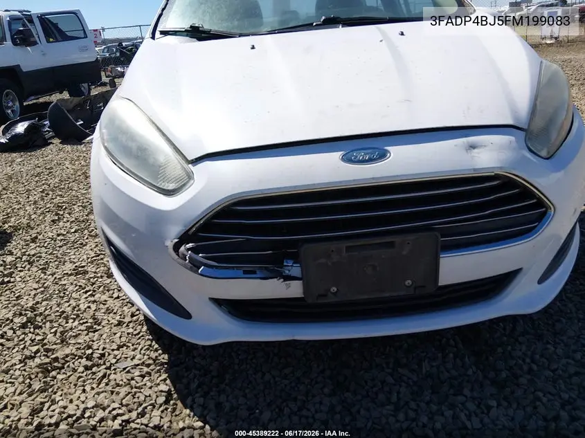 2015 Ford Fiesta Se VIN: 3FADP4BJ5FM199083 Lot: 45389222