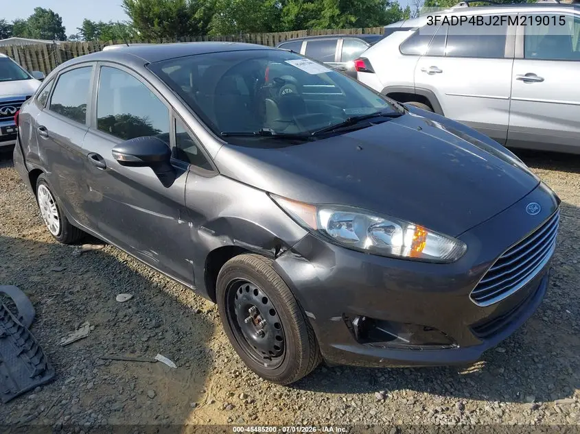 2015 Ford Fiesta Se VIN: 3FADP4BJ2FM219015 Lot: 45485200