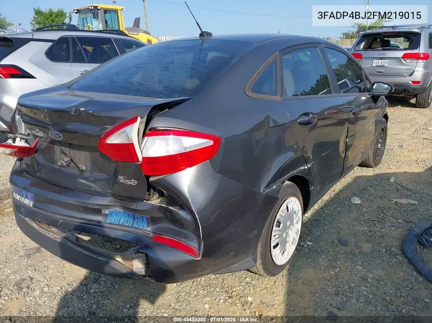 2015 Ford Fiesta Se VIN: 3FADP4BJ2FM219015 Lot: 45485200