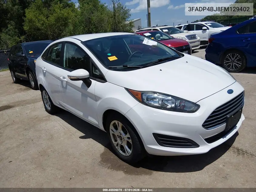 2015 Ford Fiesta Se VIN: 3FADP4BJ8FM129402 Lot: 45506078