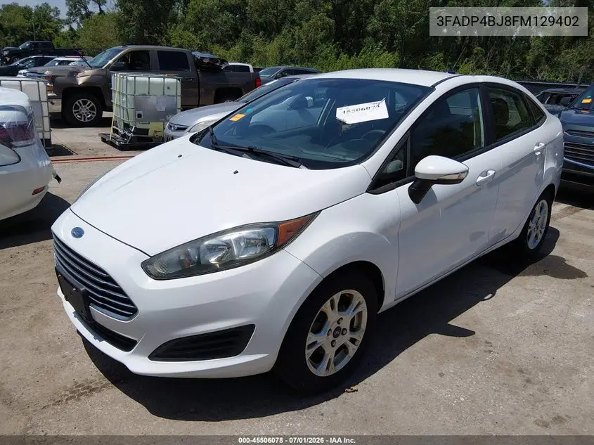 2015 Ford Fiesta Se VIN: 3FADP4BJ8FM129402 Lot: 45506078
