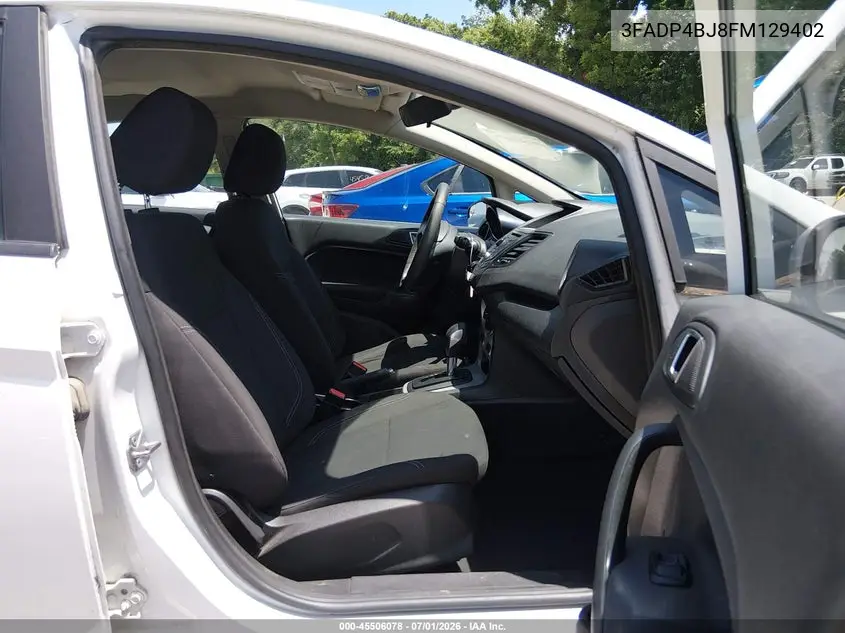 2015 Ford Fiesta Se VIN: 3FADP4BJ8FM129402 Lot: 45506078