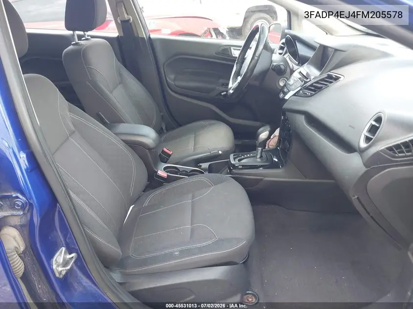 2015 Ford Fiesta Se VIN: 3FADP4EJ4FM205578 Lot: 45531013