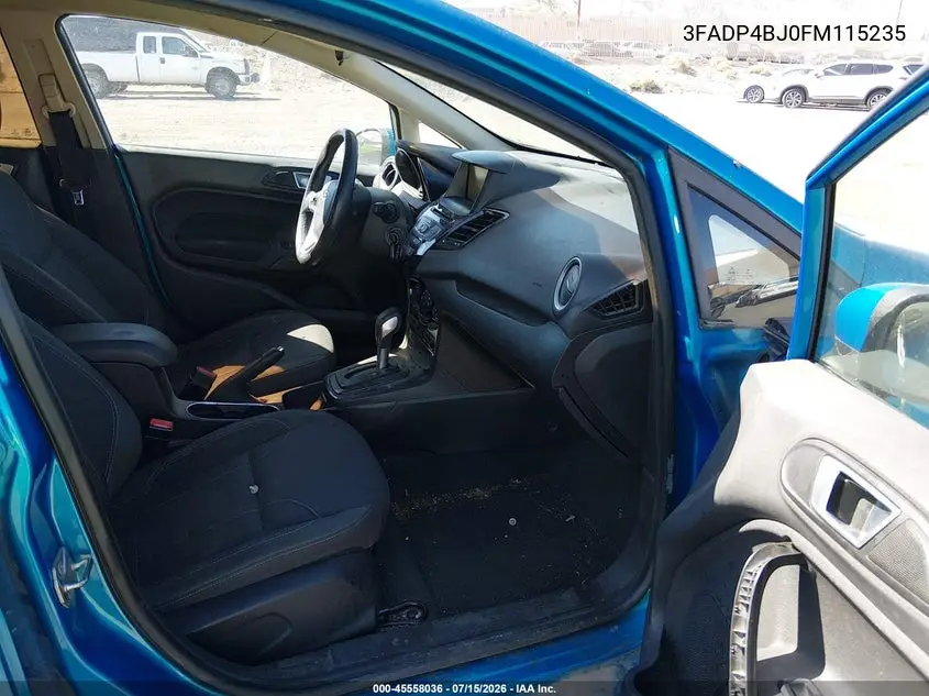 2015 Ford Fiesta Se VIN: 3FADP4BJ0FM115235 Lot: 45558036