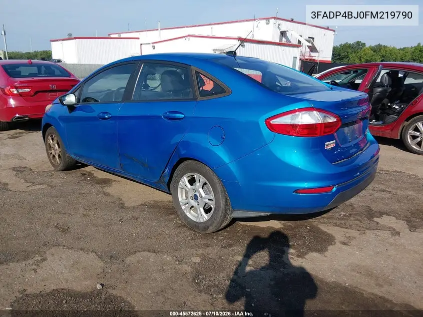 2015 Ford Fiesta Se VIN: 3FADP4BJ0FM219790 Lot: 45572625