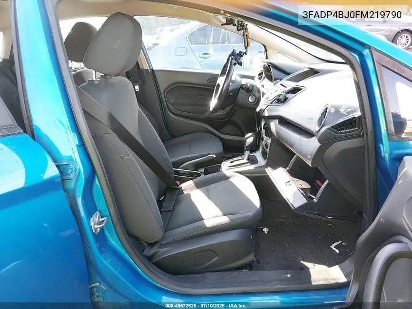 2015 Ford Fiesta Se VIN: 3FADP4BJ0FM219790 Lot: 45572625