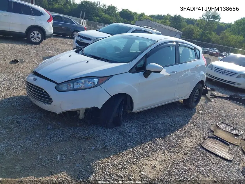 2015 Ford Fiesta S VIN: 3FADP4TJ9FM138656 Lot: 45582565