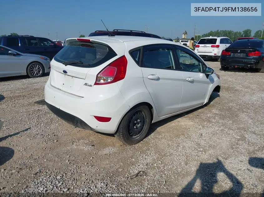 2015 Ford Fiesta S VIN: 3FADP4TJ9FM138656 Lot: 45582565