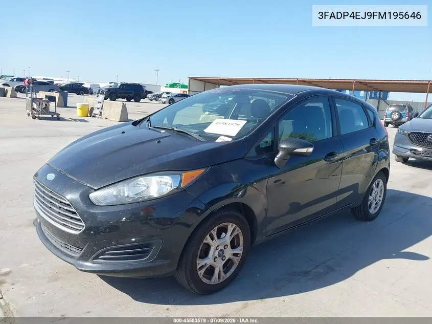 2015 Ford Fiesta Se VIN: 3FADP4EJ9FM195646 Lot: 45583579