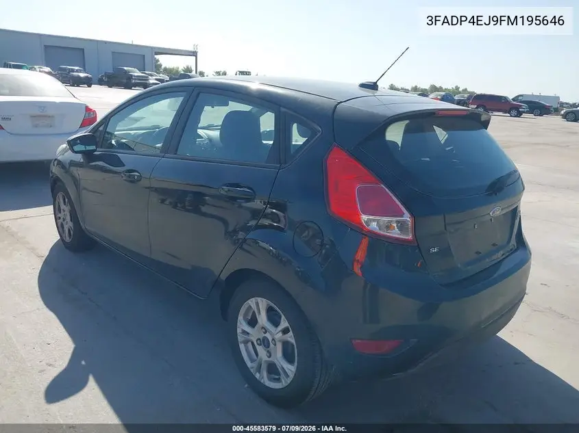 2015 Ford Fiesta Se VIN: 3FADP4EJ9FM195646 Lot: 45583579