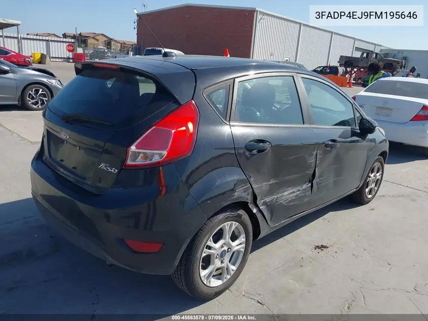 2015 Ford Fiesta Se VIN: 3FADP4EJ9FM195646 Lot: 45583579