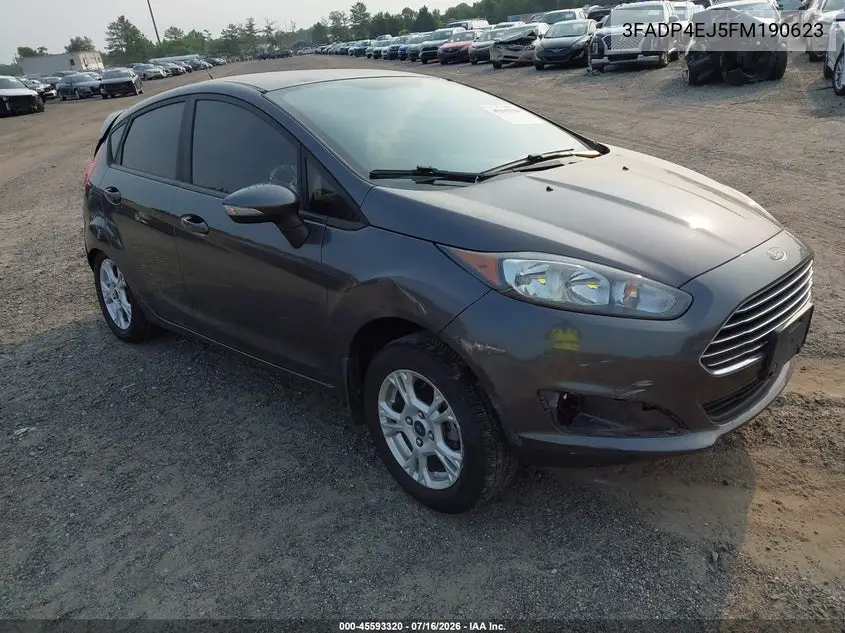 2015 Ford Fiesta Se VIN: 3FADP4EJ5FM190623 Lot: 45593320