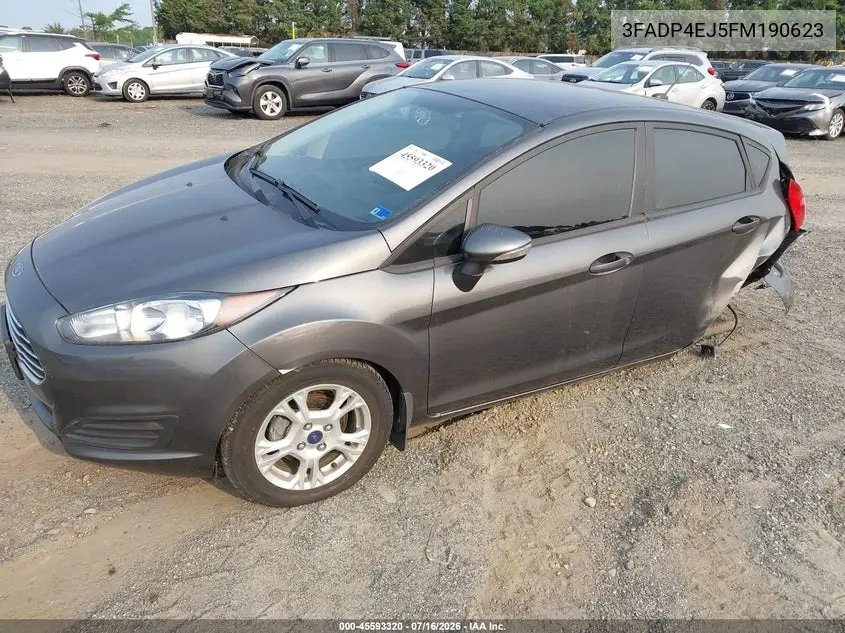 2015 Ford Fiesta Se VIN: 3FADP4EJ5FM190623 Lot: 45593320