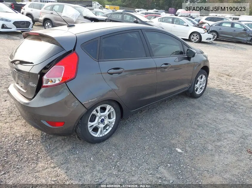 2015 Ford Fiesta Se VIN: 3FADP4EJ5FM190623 Lot: 45593320