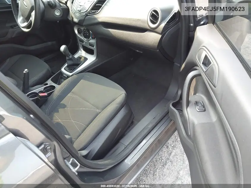 2015 Ford Fiesta Se VIN: 3FADP4EJ5FM190623 Lot: 45593320