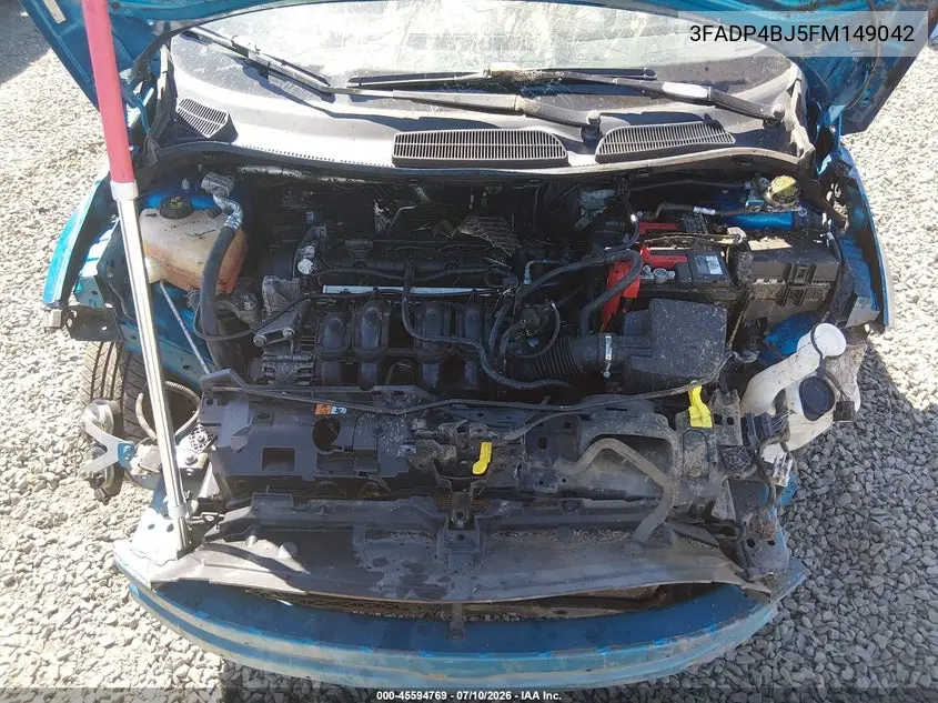 2015 Ford Fiesta Se VIN: 3FADP4BJ5FM149042 Lot: 45594769
