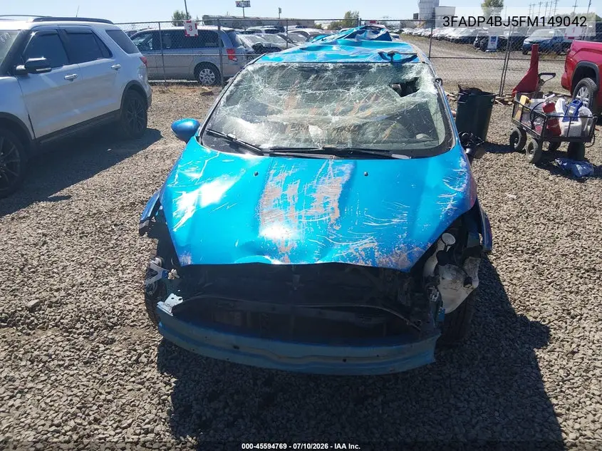 2015 Ford Fiesta Se VIN: 3FADP4BJ5FM149042 Lot: 45594769