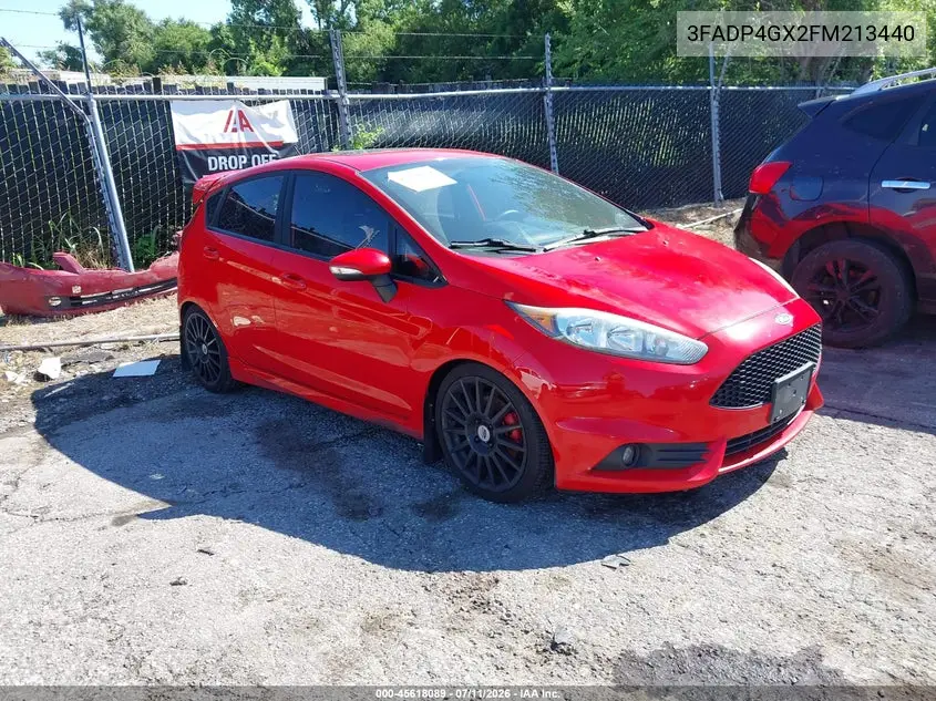 2015 Ford Fiesta St VIN: 3FADP4GX2FM213440 Lot: 45618089