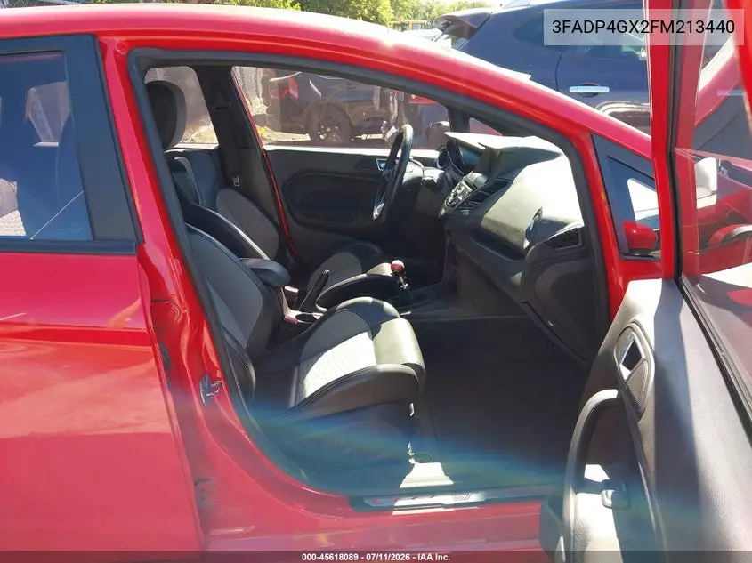 2015 Ford Fiesta St VIN: 3FADP4GX2FM213440 Lot: 45618089
