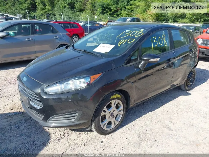 2015 Ford Fiesta Se VIN: 3FADP4EJ0FM187077 Lot: 45631308