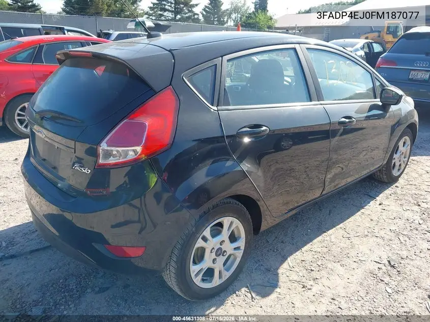 2015 Ford Fiesta Se VIN: 3FADP4EJ0FM187077 Lot: 45631308