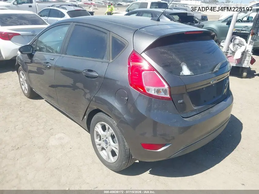 2015 Ford Fiesta Se VIN: 3FADP4EJ4FM225197 Lot: 45636172