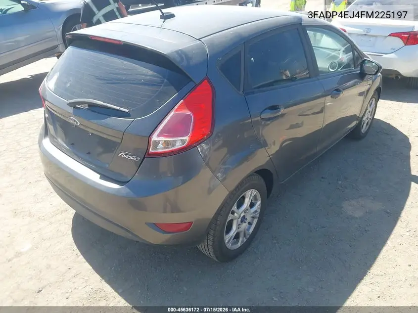 2015 Ford Fiesta Se VIN: 3FADP4EJ4FM225197 Lot: 45636172
