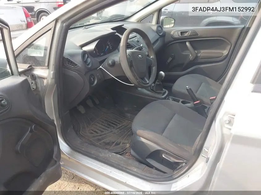 2015 Ford Fiesta S VIN: 3FADP4AJ3FM152992 Lot: 45645968